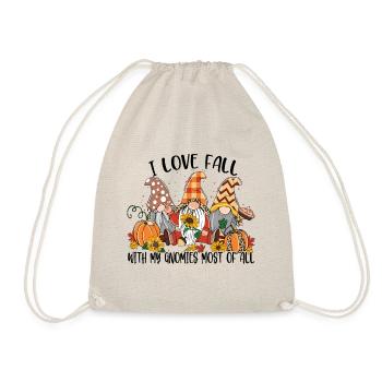 J’aime l’automne avec mes gnomies Par-dessus tout - Sac de sport léger - nature - Devant
