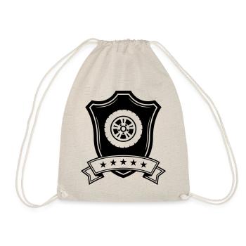 Tyre tuning crest - Drawstring Bag - nature - Front