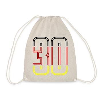 30 symbole de chiffres Allemagne - Sac de sport léger - nature - Devant