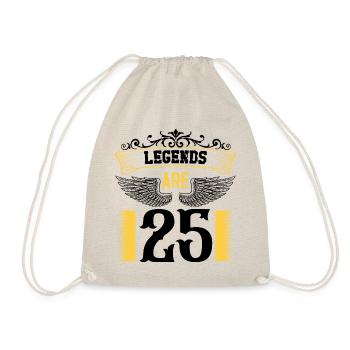 Les légendes ont 25 ans, 25 ans d’anniversaire - Sac de sport léger - nature - Devant