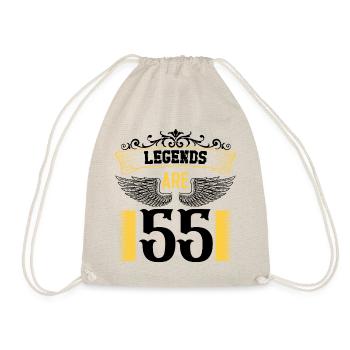 Les légendes ont 55 ans, 55 ans d’anniversaire - Sac de sport léger - nature - Devant