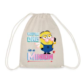 Minions Dave Youre One In A Minion Witziger Spruch - Turnbeutel - Natur - Vorne