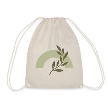 Arc olive et branche minimaliste - Sac de sport léger - nature - Devant