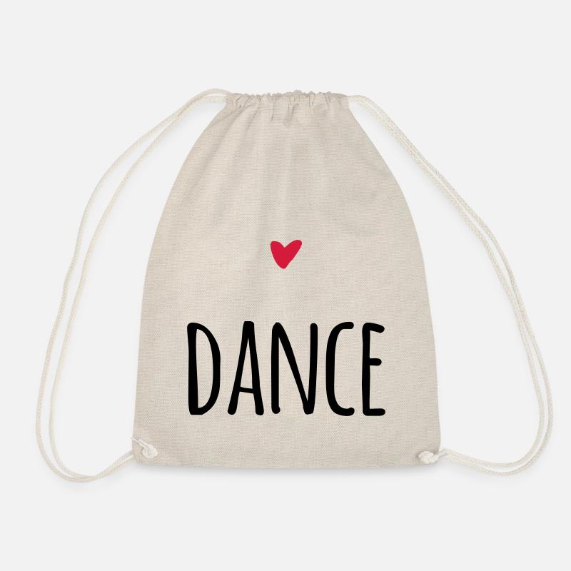 Cute dance design for everyone who loves dancing - Drawstring Bag - nature