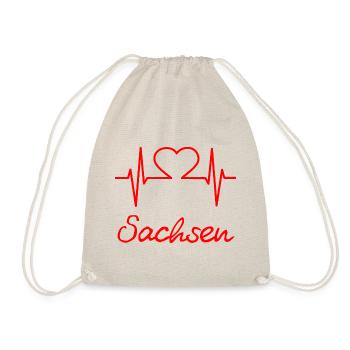 Heartbeat Sachsen - Turnbeutel - Natur - Vorne