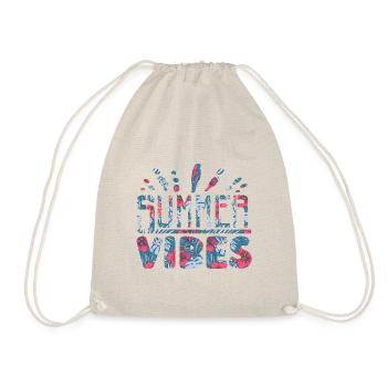 Summer Vibes Summer Mood Holiday - Drawstring Bag - nature - Front