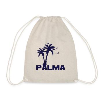 Palma de Mallorca Palm Trees Spain Holidays - Drawstring Bag - nature - Front