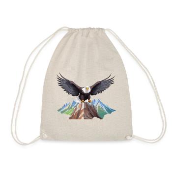 Majestic Eagle - Drawstring Bag - nature - Front
