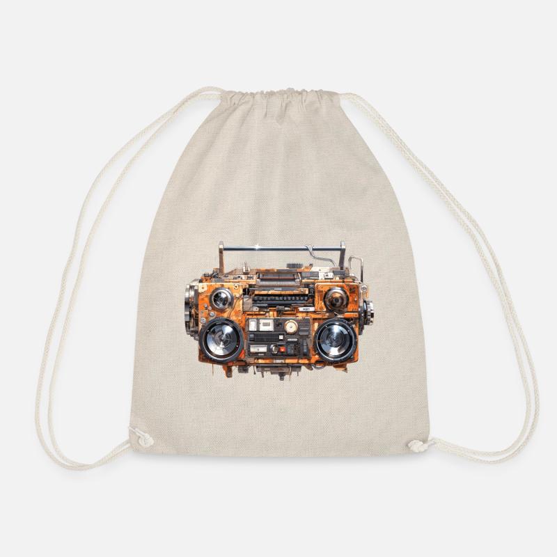 Boom box - Drawstring Bag - nature