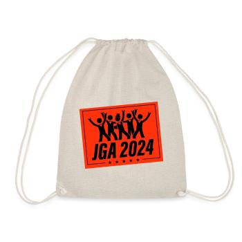 Enterrement de vie de garçon 2024 - Sac de sport léger - nature - Devant