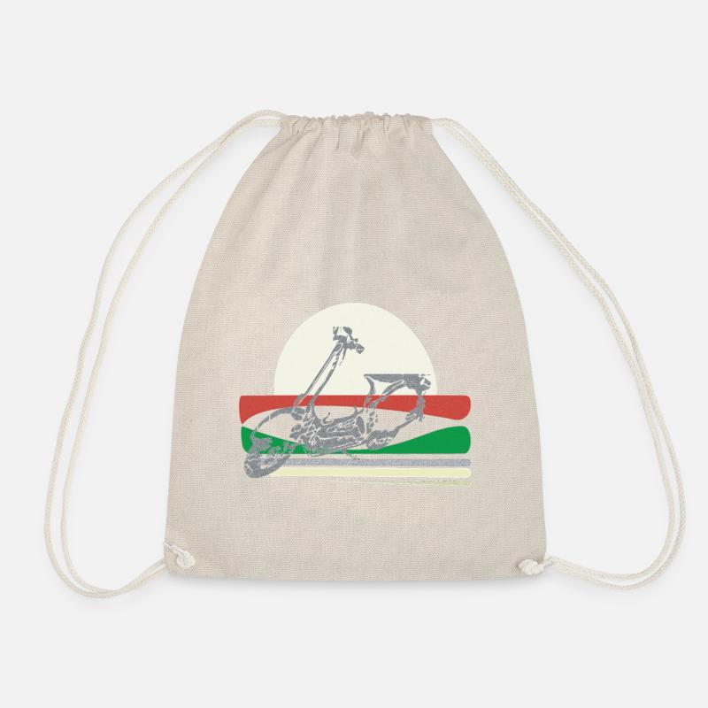 Scooter Scooter Summer - Drawstring Bag - nature