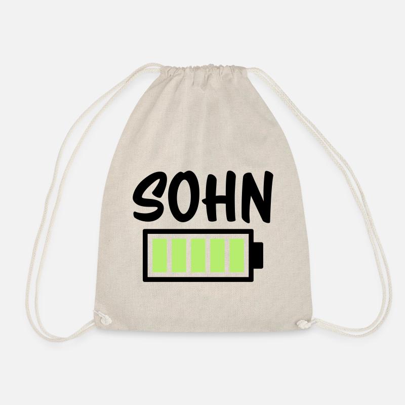 Sohn - Akku - Turnbeutel - Natur