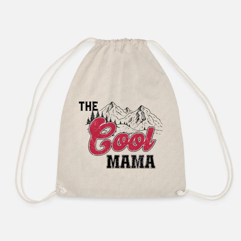Die coole Mama bestes Geschenk zum Muttertag - Turnbeutel - Natur