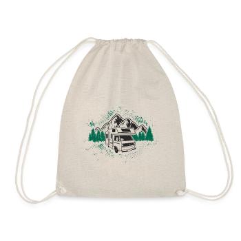 Motorhome Holiday - Drawstring Bag - nature - Front