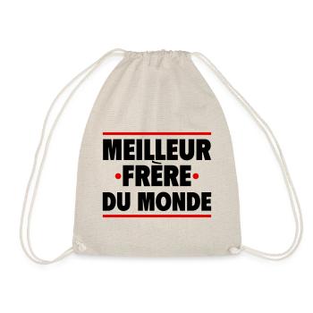 Meilleur frère du monde, idée cadeau frere - Sac de sport léger - nature - Devant