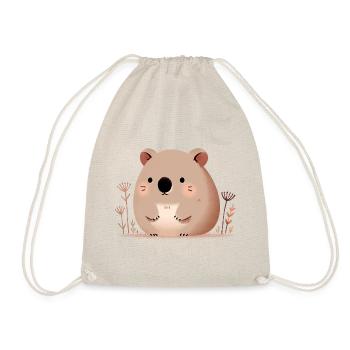 Wombat - Turnbeutel - Natur - Vorne