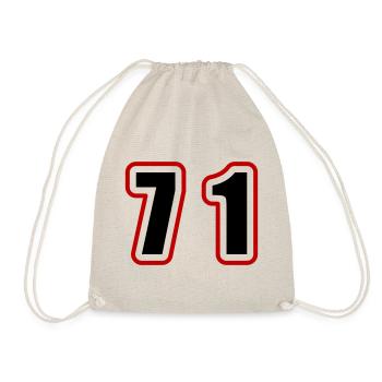 71 Number College - Drawstring Bag - nature - Front