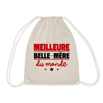 Meilleure belle-mère du monde, cadeau de noël - Sac de sport léger - nature - Devant