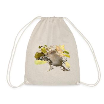 Maus im Laub - Turnbeutel - Natur - Vorne