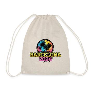 Vacances de voyage à Barcelone 2024 - Sac de sport léger - nature - Devant