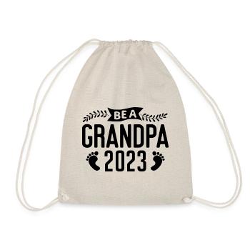 Futur grand-père 2023, 2023 Je serai grand-père, 2023 grand-père - Sac de sport léger - nature - Devant