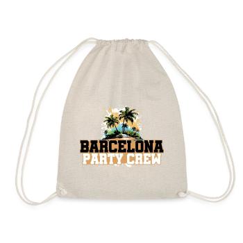 Vacances de l’équipage de fête à Barcelone - Sac de sport léger - nature - Devant