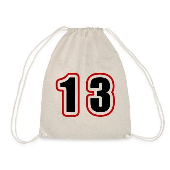 13 Nombre Collège - Sac de sport léger - nature - Devant