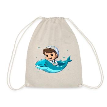 Nurse Flipper - Drawstring Bag - nature - Front