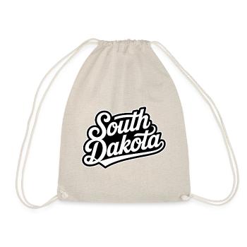 South Dakota - Souvenir USA State Design - Turnbeutel - Natur - Vorne