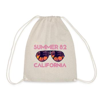 Été 82 Californie - Lunettes de soleil rétro Sunset - Sac de sport léger - nature - Devant