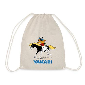 Yakari et Petit-Tonnerre Tee shirt manches longues - Sac de sport léger - nature - Devant
