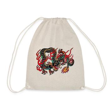 Dragon - Drawstring Bag - nature - Front