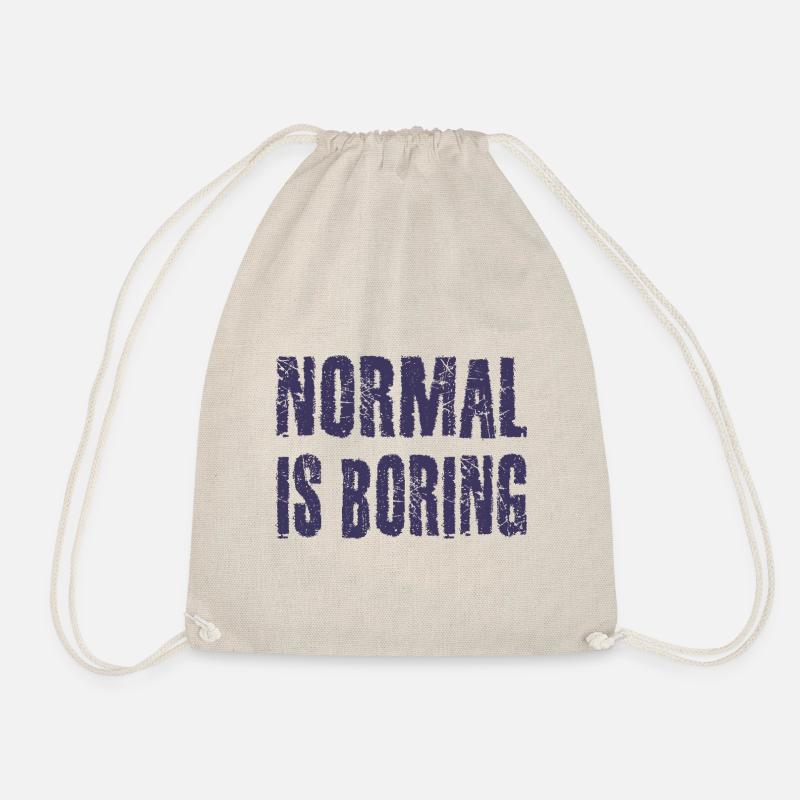 Normal ist langweilig - Turnbeutel - Natur