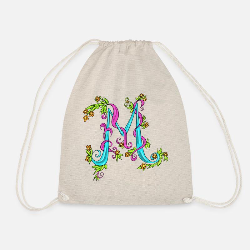 Lettre m - Sac de sport léger - nature
