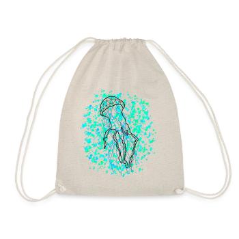 Jellyfishh GeomeTRIX bunt - Turnbeutel - Natur - Vorne