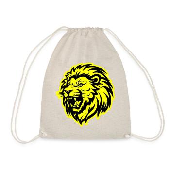 Lion's Head Lion Animal - Drawstring Bag - nature - Front