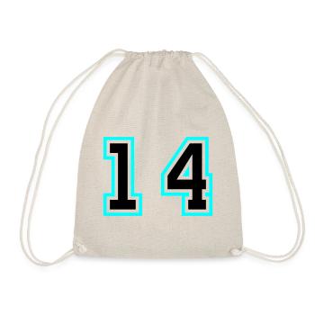 14 Symbole numérique - Sac de sport léger - nature - Devant