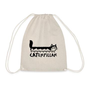 Chat chenille CATerpillar - Turnbeutel - Natur - Vorne
