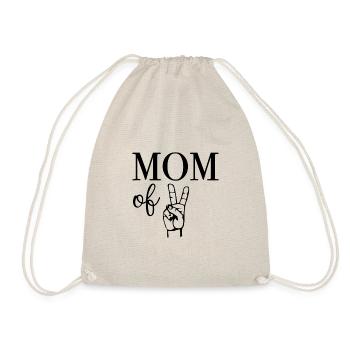 Mom of Two - Turnbeutel - Natur - Vorne