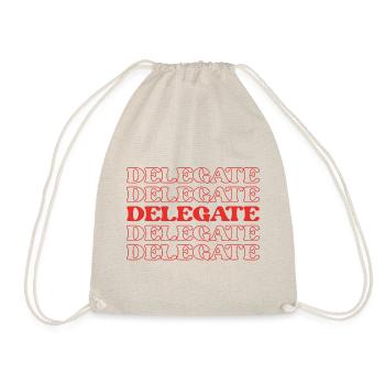 Delegate Representative Deputy Spokesperson - Drawstring Bag - nature - Front