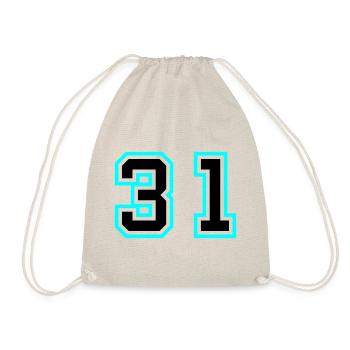 31 Symbole numérique - Sac de sport léger - nature - Devant