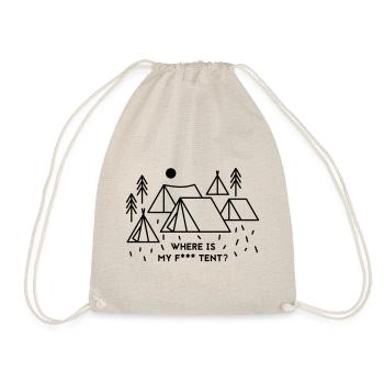 Where is my tent? - Turnbeutel - Natur - Vorne
