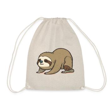 Zen Sloth - Drawstring Bag - nature - Front