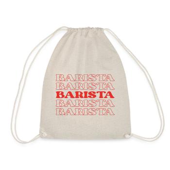 Barista Coffee Artist Espresso Maker Coffee - Drawstring Bag - nature - Front
