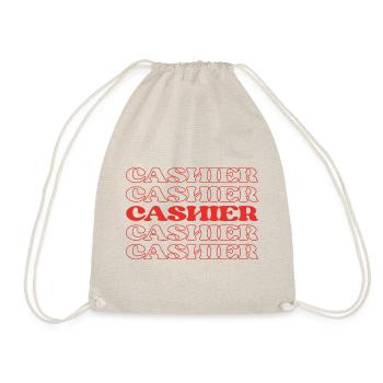 Caissier, Caissier, Caissier, Caissier, Commis Manutentionnaire - Sac de sport léger - nature - Devant