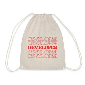 Developer Programmer Coder Coder Software Engineer - Drawstring Bag - nature - Front