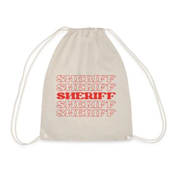 Sheriff Law Enforcement Officer Police Officer - Drawstring Bag - nature - Front