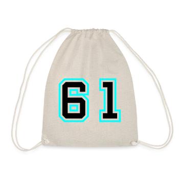 61 Symbole numérique - Sac de sport léger - nature - Devant