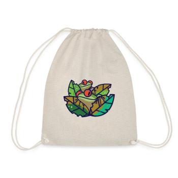 Frog - frogs in the pond - Drawstring Bag - nature - Front