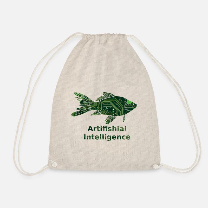 Artifishial Intelligence - AI - Drawstring Bag - nature